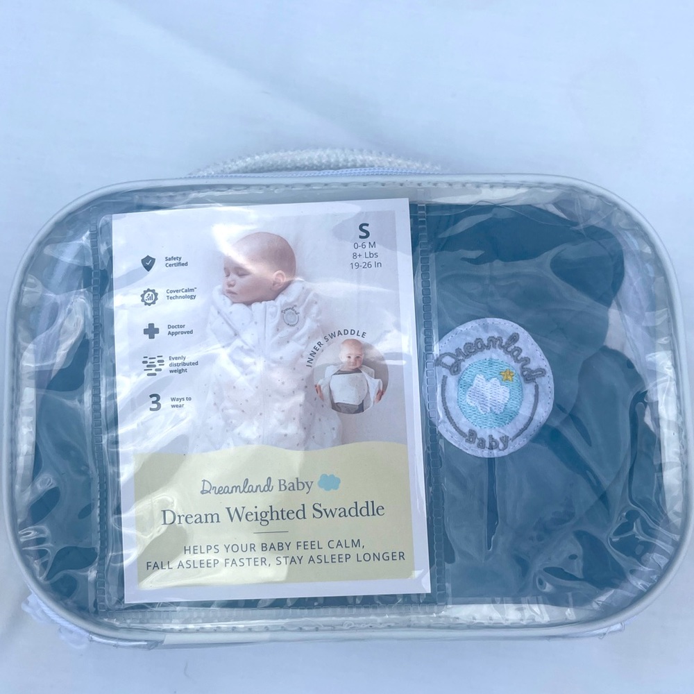 Dreamland Baby Dream Weighted Swaddle in Ocean Blue